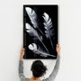 Wallity Pintura Decorativa de Vidrio Templado Multicolor 46 x 72 cm